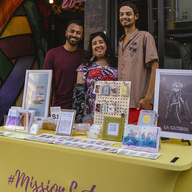 Players at a Mission Lotería game night