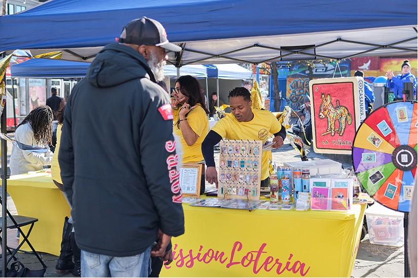 Community celebration in the Mission